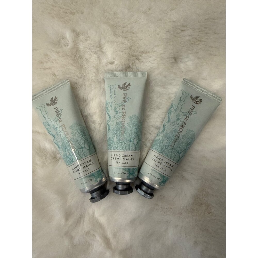 Pre de Provence European Hand Cream Shea Butter Sea Salt lot of 3 New